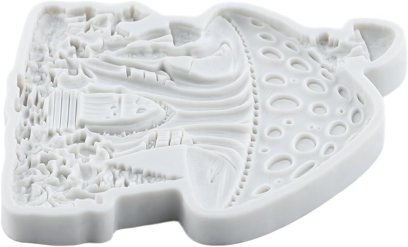 TAOXIBEI Fairy Mushroom House Silicone Mold Mushroom House Polymer Clay Molds for DIY Crafts Epoxy Resin Casting Air Dry Polymer Clay Plaster Jewelry Making - Image 5